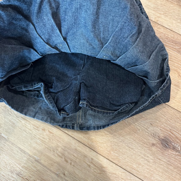 Faded Glory Girls Denim Skirt with Heart Pockets Size 8 - Picture 5 of 6